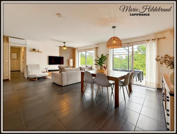 Maison 4 chambres- 130m² avec jardin, piscine et garage