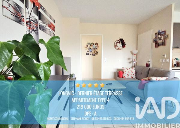 Appartement à vendre 4 pièces 74 m² Longvic