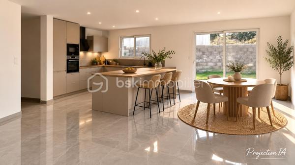 CELINE H IMMOBILIER propose en exclusivité une superbe villa neuve PMR RT 2012
📍 Lens-Lestang (26)

Idéalement située, cette villa neuve de plain-pied, conforme aux normes PMR, séduit par la qualité de sa construction et son agencement fonctionnel, crépie pour la vente.

Elle offre une pièce de vie spacieuse et lumineuse avec cuisine ouverte, 3 belles chambres, une salle d’eau moderne et accessible PMR, ainsi qu’une buanderie et un garage de plus de 30 m2.
Implantée sur un terrain plat et agréable d’environ 650 m², cette propriété constitue un cadre de vie idéal, alliant confort, accessibilité et modernité.
🔹 Construction récente
🔹 Prestations actuelles
🔹 Accessibilité totale PMR
🔹 Secteur calme et recherché
🔹 chauffage au sol (pompe à chaleur)

Bien rare sur le secteur – À découvrir sans tarder.

Céline 07 49 46 74 26
Vincent 06 33 50 28 68