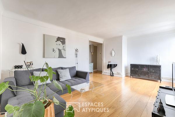 Dernier étage traversant avec vue sur le Bois de Vincennes