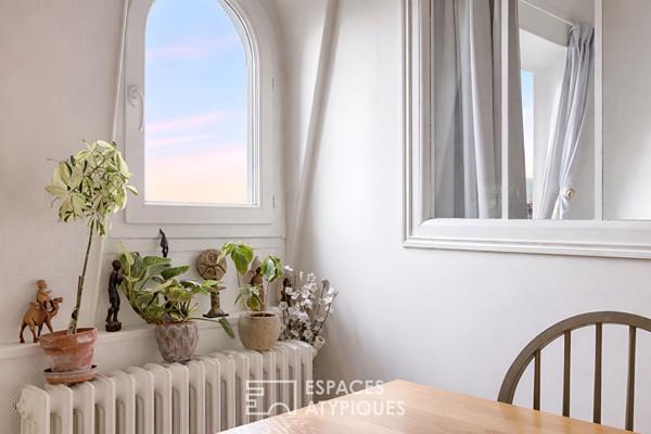 Dernier étage traversant avec vue sur le Bois de Vincennes