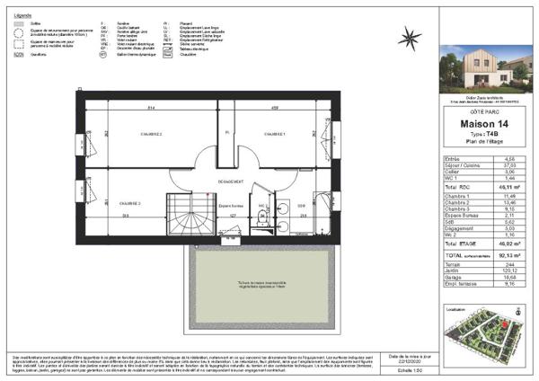 SAUTRON - COTE PARC - MAISON T4 - M14