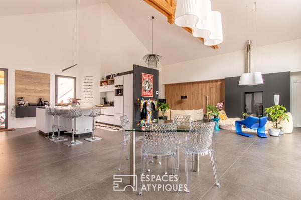Sublime maison contemporaine de plain pied