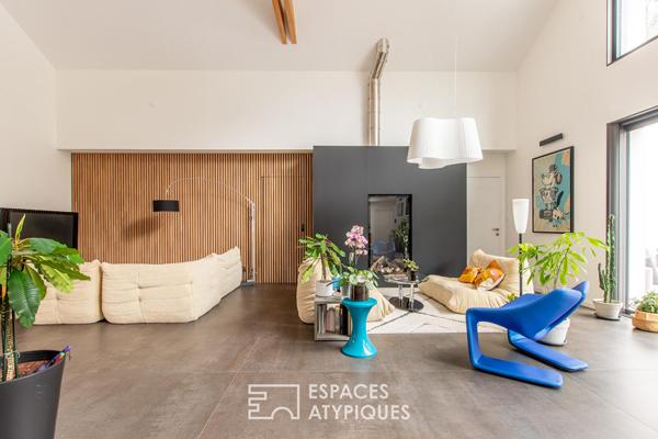 Sublime maison contemporaine de plain pied