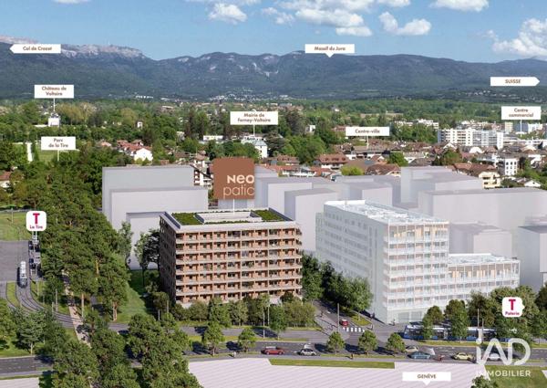 Appartement à vendre 2 pièces 45 m² Ferney-Voltaire