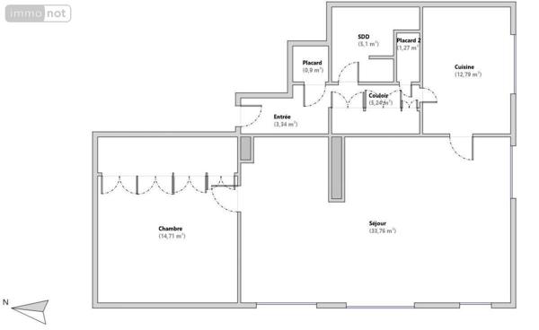 Appartement à vendre à Rouen en Seine-Maritime (76000), ref : 76006-51