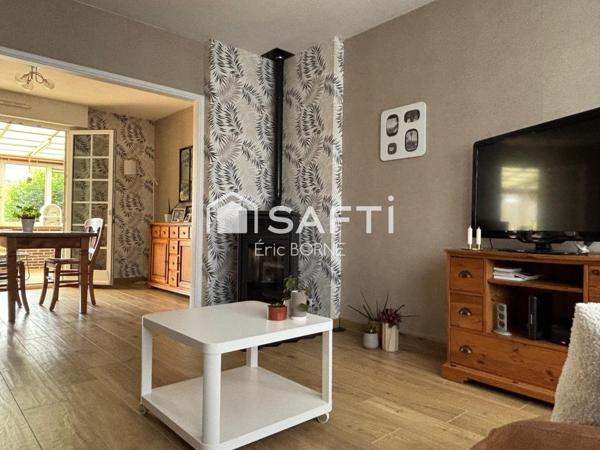 A proximité du centre ville , jardin public ..4 chambres ,garage