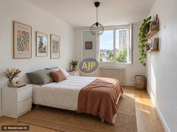 Appartement à vendre Nantes - 3 pièces, 52m² avec 2 chambre(s) à 215 000€ - AJP Immobilier Nantes Jouzel