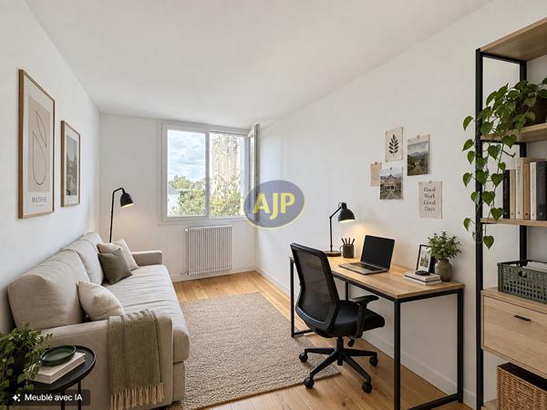 Appartement à vendre Nantes - 3 pièces, 52m² avec 2 chambre(s) à 215 000€ - AJP Immobilier Nantes Jouzel