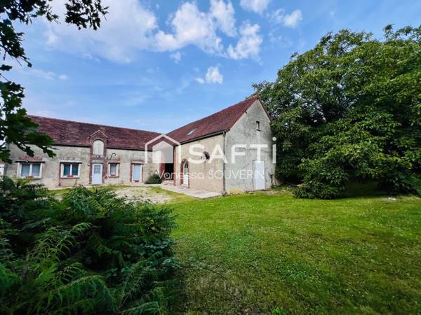 Deux maisons avec grange sur 1780 m2 de terrain