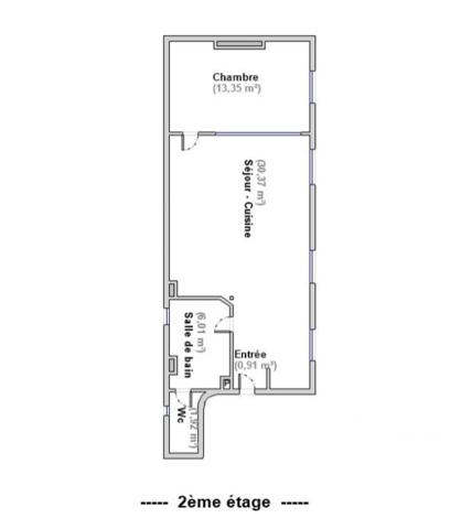 Apartment for sale 2 rooms 54 m² Paris 17