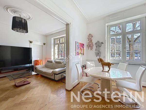 Appartement gare Metz 110m2 - 3 chambres - terrasse - cave