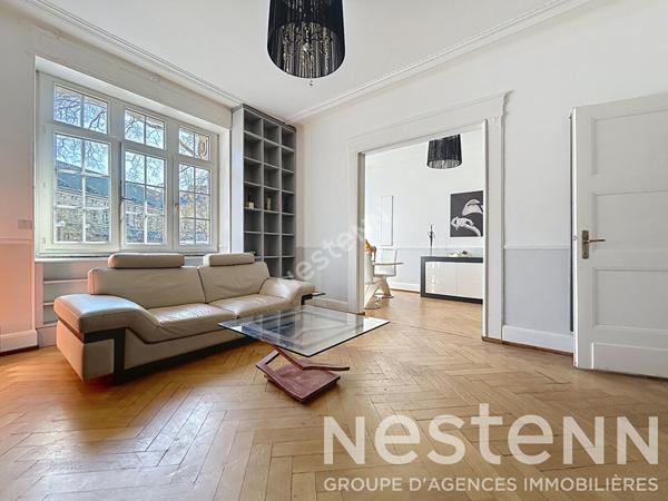 Appartement gare Metz 110m2 - 3 chambres - terrasse - cave