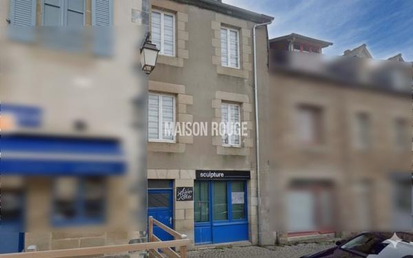 Pontrieux, Immeuble pour investissement locatif, 4 appartements et local artisanal