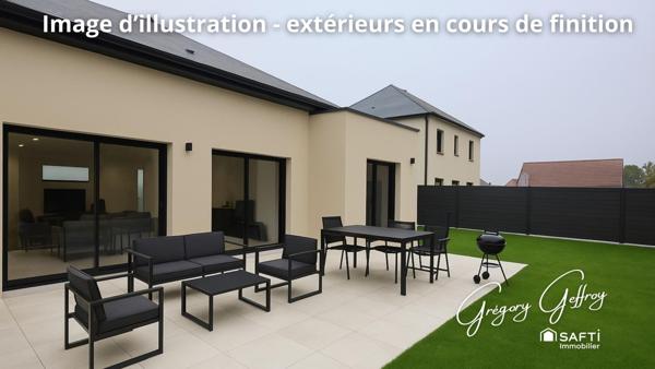 Maison de plain pied + garage