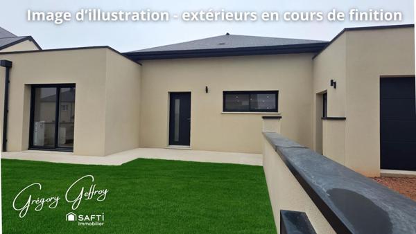 Maison de plain pied + garage