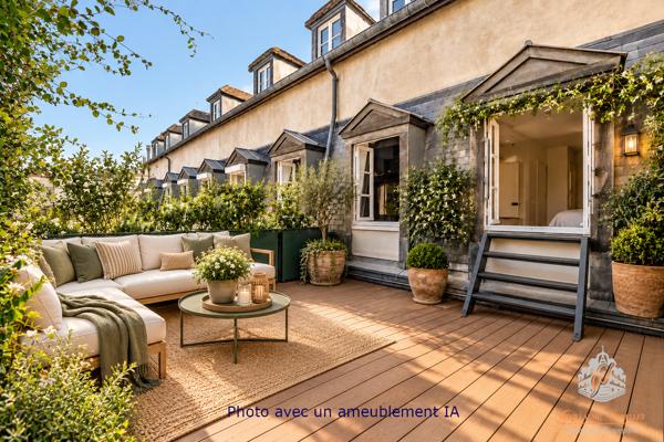 Duplex d’exception - Au pied de la Cathédrale Notre-Dame de Paris (4e) - 100 m² - 2 chambres - Box en sus