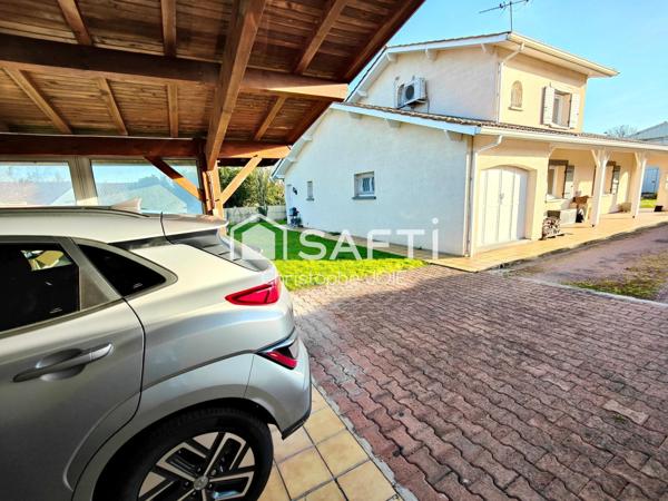 Villa au calme, clim, garage 34m², à 2 pas du Tram