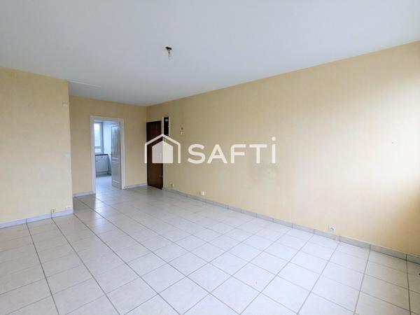 Appartement 2 chambres avec cave et place de parking