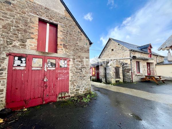 À VENDRE, dépendances à réhabiliter et terrain constructible - 22630 ÉVRAN, 4 pièce(s), 116 m².