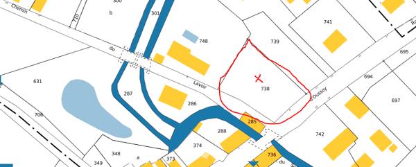 Terrain La Cour Marigny 1 313  m2