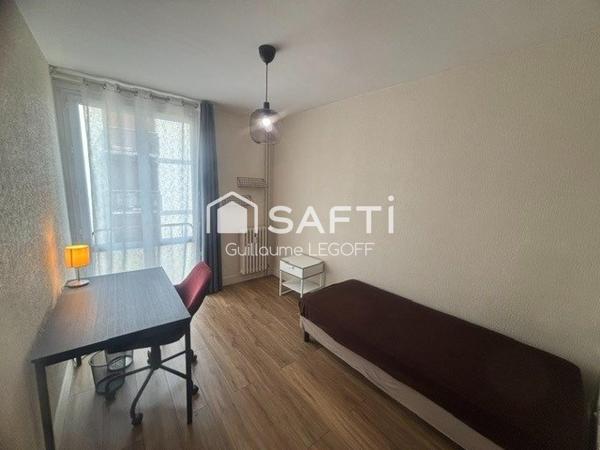 T4 de 77 m² avec 3 chambres