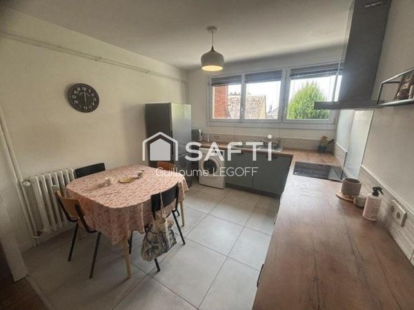 T4 de 77 m² avec 3 chambres