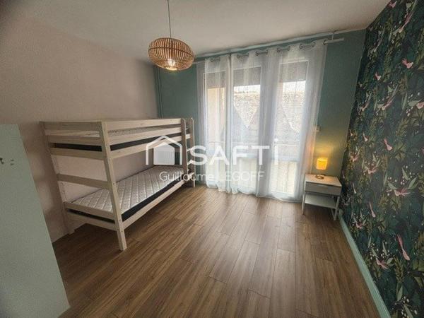 T4 de 77 m² avec 3 chambres
