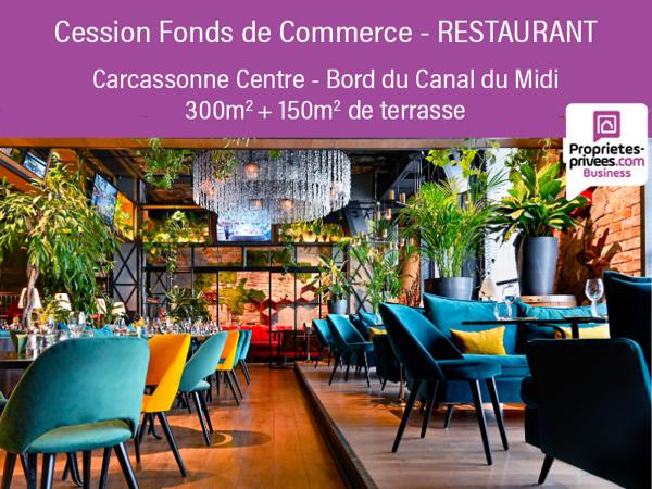 11000 CARCASSONNE - RESTAURANT 265 COUVERTS - TERRASSE
