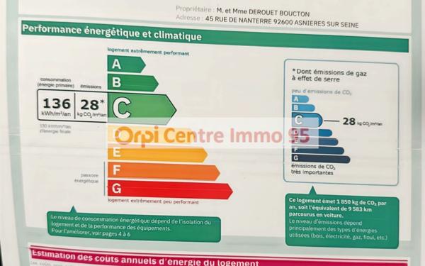 Appartement à vendre    3 pièces • 64,11 m2 Asnières-sur-Seine