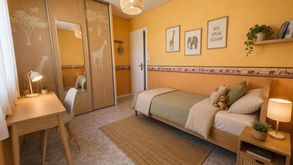 Maison de plain-pied 128m2, 4 chambres, 1 vérandas