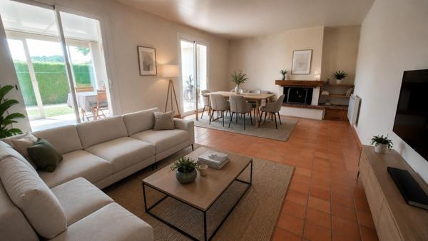 Maison de plain-pied 128m2, 4 chambres, 1 vérandas