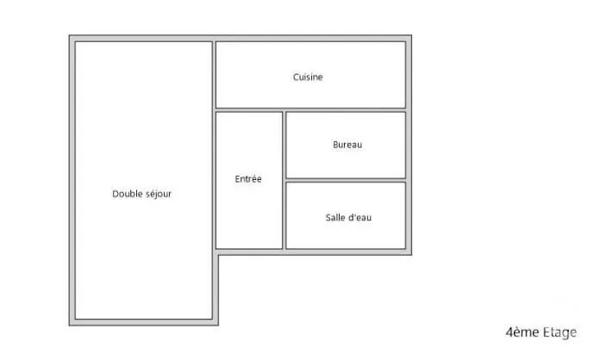 Appartement F2 à vendre  2 pièces - 44,05 m 2   PARIS  - 75012