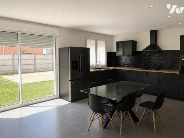 Maison semi individuelle sur une parcelle de 452m²sur la commune de Somain