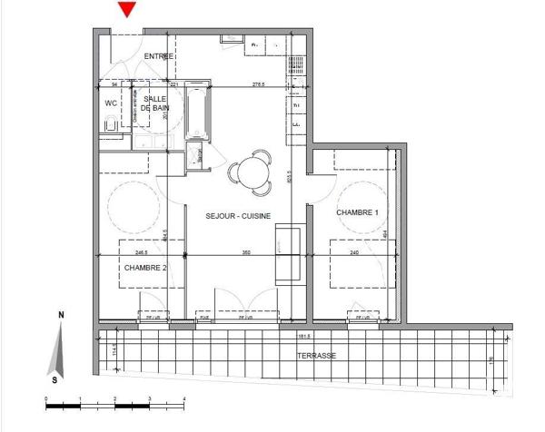 Appartement 3 pièces de 60 m² à Cagnes-sur-Mer (06800)