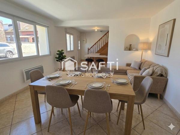 Maison individuelle avec jardin et dépendances proche de toutes commodités, à 2 min de l'axe Saint-Quentin /Laon