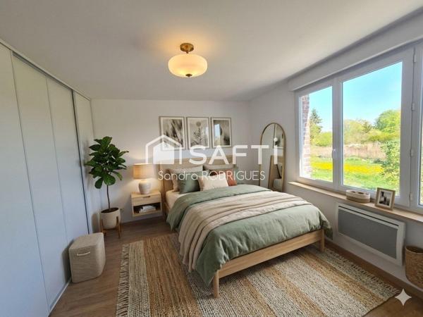 Maison individuelle avec jardin et dépendances proche de toutes commodités, à 2 min de l'axe Saint-Quentin /Laon