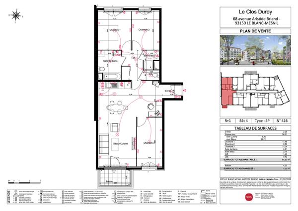 Appartement Neuf 4 pièce(s)