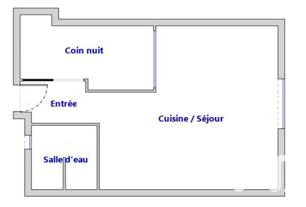 Studio à vendre 26 m² Nantes