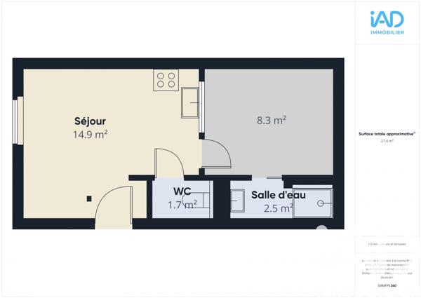 Appartement à vendre 2 pièces 30 m² Nancy