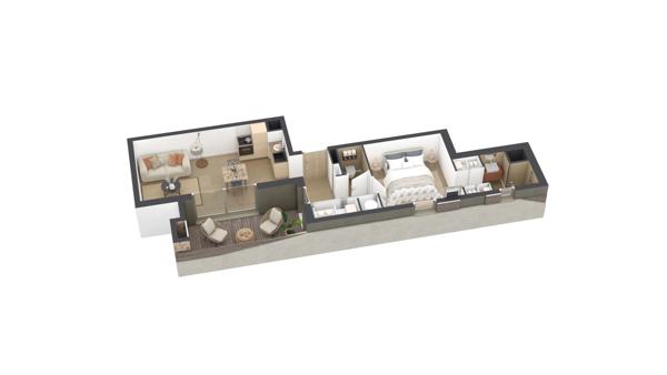 Vente en VEFA  Nouvelle promotion immobilière à Borgo T2 à partir de 147000e