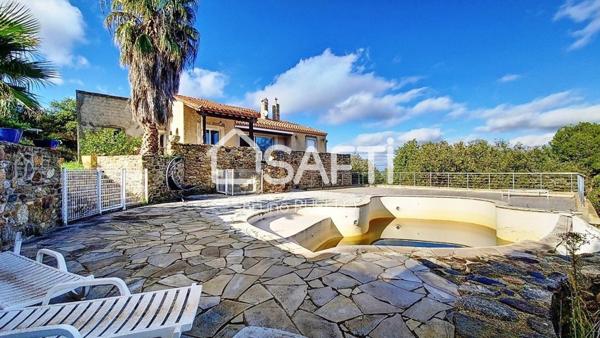 Maison familiale implantée sur 4000 m² à Montesquieu-des-Albères