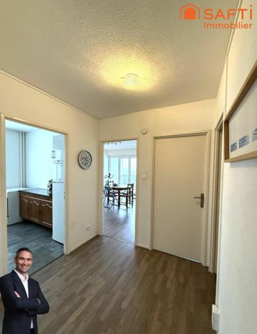 Joli appartement de 2 pièces disposant d'un balcon avec une superbe vue dégagée et une cave !