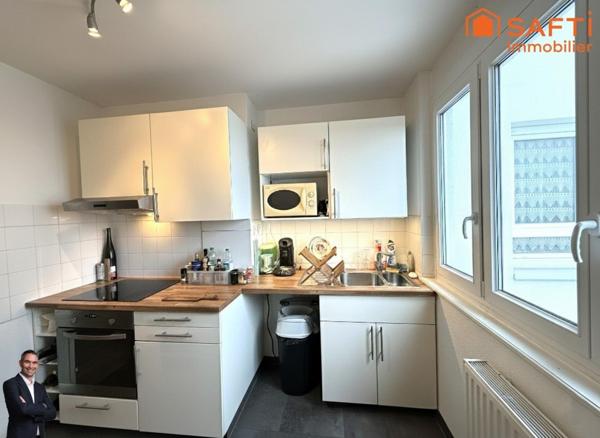 Joli appartement de 2 pièces disposant d'un balcon avec une superbe vue dégagée et une cave !