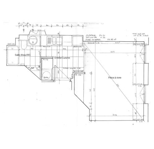 Studio à vendre 22,28 m² Paris 6