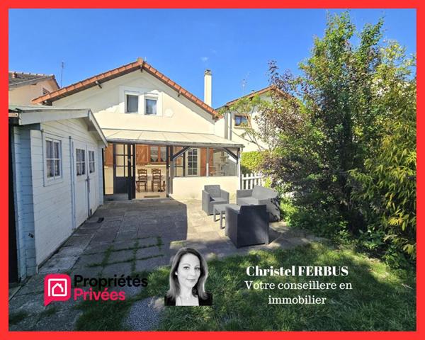 93270 SEVRAN - Secteur FREINVILLE -Maison 6 pièces 127.50 m² - 4 chambres - 1Bureau - Jardin