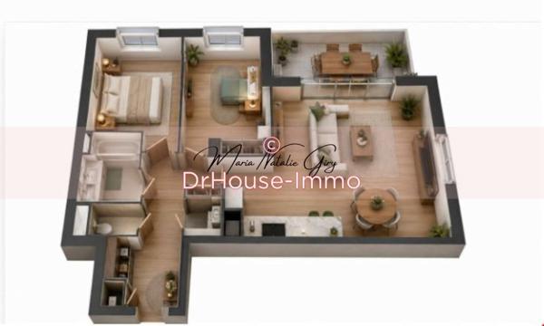 Appartement à vendre 3 pièces de 63 m²