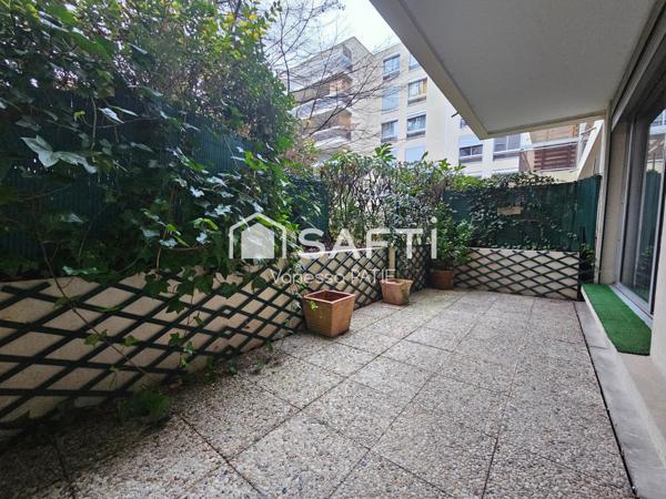 Appartement au calme avec terrasse de 11 m², commerces, métro