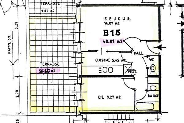 APPARTEMENT T2 EN TRES BON ETAT VENDU MEUBLE