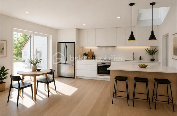 Une certaine idée du bonheur pour cet appartement type 2 neuf en cours de travaux, dans une petite maison intimiste de 4 logements, nichée au coeur d'un espace paisible, à proximité de pouilley!
Imaginez vous....dans cet appartement qui vous propose: une entrée, votre belle pièce de vie très lumineuse et spacieuse avec une terrasse qui vient prolonger cet espace.
A l'étage vous trouvez une chambre, une salle d'eau équipée (douche) et un cabinet de toilette, pour votre information l'étage aura une climatisation!
Votre appartement possède de belles prestations et finitions avec des volets électriques, spots led plafond, un chauffage individuel top grace à l' aérothermie+ clim réversible à télécommande en basse consommation, charges minimum, une place de parking privative, livraison automne 2026, honoraires inclus charge vendeur.
Pour votre information, les photos en annonce sont du home-staging virtuel, pour que vous ayez un visuel meublé.
Renseignements et rendez vous du lundi au samedi de 8h à 20 h.
Et si vous faisiez le choix de la qualité de vie?